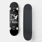 SO ROLLE ICH SKATEBOARD (Vorderseite)