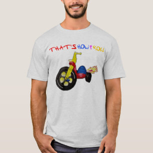So rolle ich T-Shirt