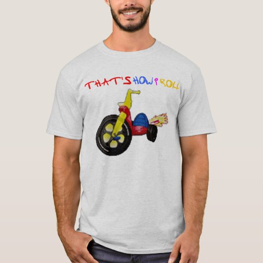 So rolle ich T-Shirt (Vorderseite)
