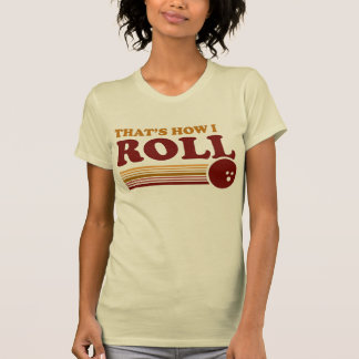 So rolle ich T-Shirt