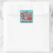 So rolle ich Tractor RED Aufkleber (Tasche)