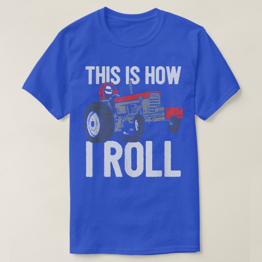So rolle ich Traktor Pulling Power Tractorpu T-Shirt (Design vorne)