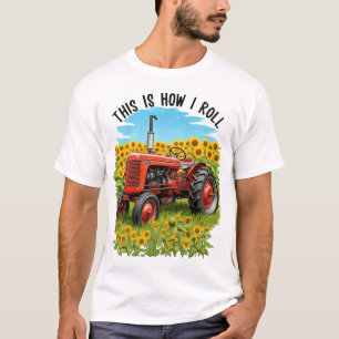 "So rolle ich" Traktor-T - Shirt