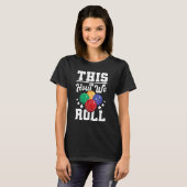 So rollen wir Bocce Ball Player Bowling Gam T-Shirt (Vorne ganz)