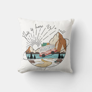 So rollen wir Camping Kissen