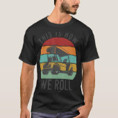 So rollen wir Golf Cart Funny Golfers Player T-Shirt (Vorderseite)