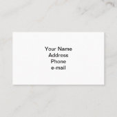 SO ROLLEN WIR - Klasse A Motorhome Visitenkarte (Rückseite)