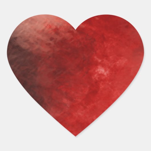 So rot abstrakt 4.1 Herz-Aufkleber (Vorderseite)