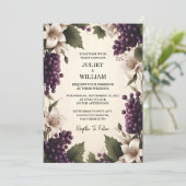 So Saatgut ländliche Bauernhöfe Obst Ivy Weinberg  Einladung (Stehend Vorderseite)