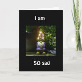 SO "SAD" UND SIE WERDEN "FALSCH". KARTE (Vorderseite)