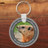 So sagt der Grundhaken Schlüsselanhänger (Vorderseite)