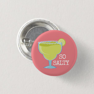 "So salziges" Margarita-Glas Button