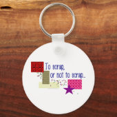 So sccrap oder not to sccrap schlüsselanhänger (Vorderseite)