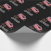 So schlagen oder nicht, um die lustige Backpuppe z Geschenkpapier (Ecke)