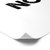 So schlagen oder nicht, um die lustige Backpuppe z Poster (Ecke)