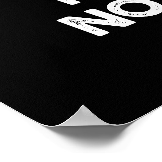 So schlagen oder nicht, um die lustige Backpuppe z Poster (Ecke)