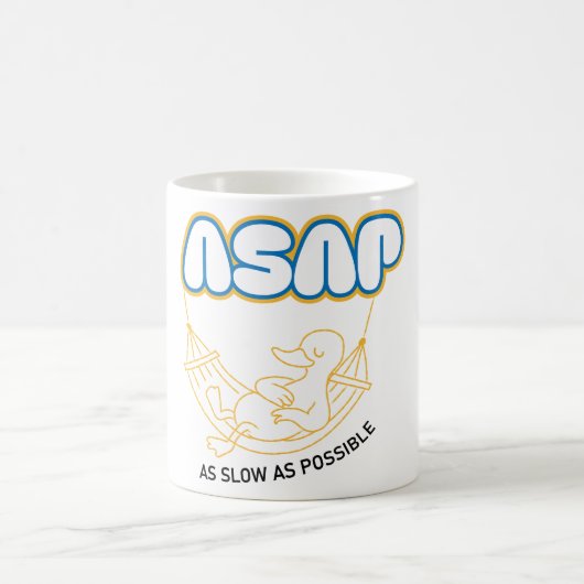 So schnell wie möglich kaffeetasse (Mittel)