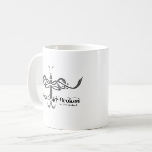So schön gebrochenes Logo Kaffeetasse (Vorderseite Links)