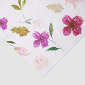 So schön Wasserfarbenflora Seidenpapier (Ausschnitt)