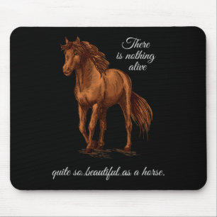 So schön wie ein Pferd Männer Frauen Kinder Pferd Mousepad
