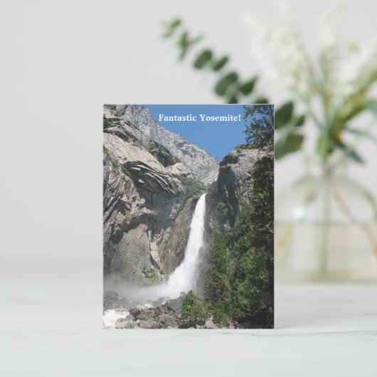 So schön Yosemite Postcard! Postkarte (Stehend Vorderseite)