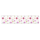 So schönes Aquarell mit Blumen Kurzer Tischläufer (Horizontal)
