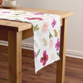 So schönes Aquarell mit Blumen Kurzer Tischläufer (Beispiel)