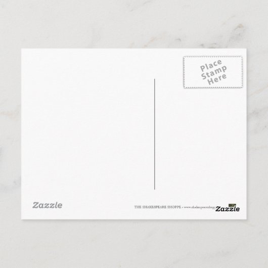 So schreiben oder nicht schreiben postkarte (Rückseite)