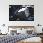 So schwer wie Granit Leinwanddruck (Insitu (Schlafzimmer))