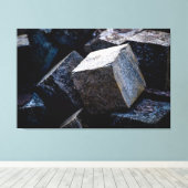 So schwer wie Granit Leinwanddruck (Insitu (Holzboden))