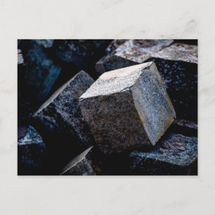 So schwer wie Granit Postkarte