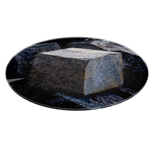 So schwer wie Granit Schneidebrett (Ecke)