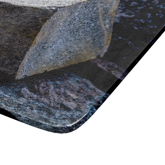 So schwer wie Granit Schneidebrett (Ecke)