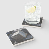 So schwer wie Granit Steinuntersetzer (Seitenansicht)