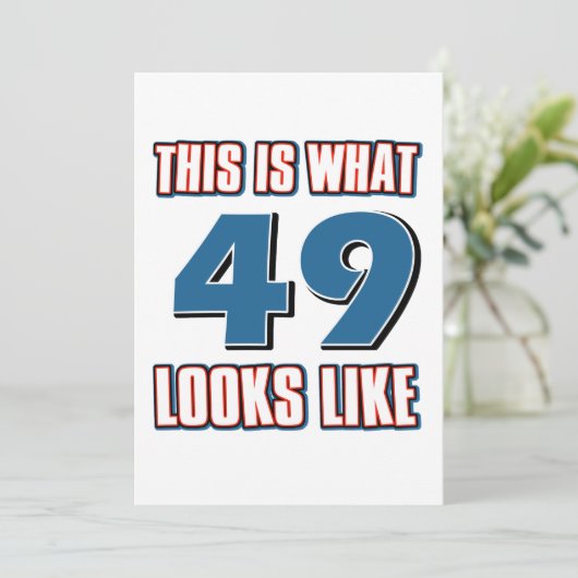 So sehen 49 Jahre aus (Stehend Vorderseite)