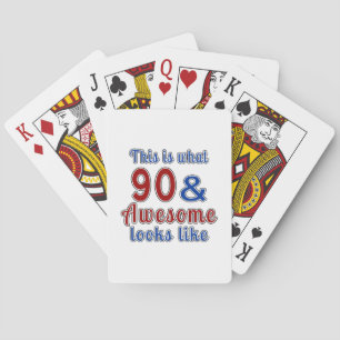 So sehen 90 und phantastisch aus spielkarten