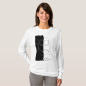 So sehen Sie Damen lang Ärmel T-Shirt (Vorne ganz)