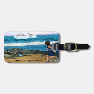 So sehen Sie die Delfine Gepäckanhänger