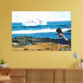 So sehen Sie die Delfine Leinwanddruck (Insitu (Wohnzimmer))