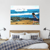 So sehen Sie die Delfine Leinwanddruck (Insitu (Schlafzimmer))