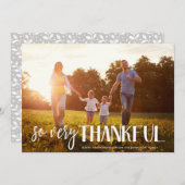 So sehr dankbare kundenspezifische Farbe der | Dankeskarte (Vorne/Hinten)