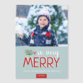 So sehr einfache Magnetreise-Urlaubsfotokarte Magnetkarte (Vorderseite)