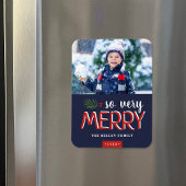 So sehr frohe Ferien Foto Magnet