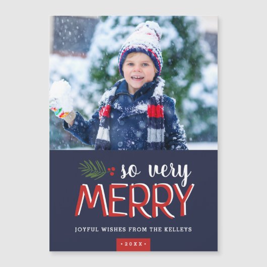 So sehr lustige Magnetreise-Fotokarte Magnetkarte (Vorderseite)