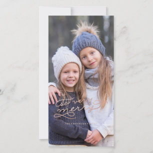 SO SEHR NUR ROSE GOLD Weihnachtskarte Feiertagskarte