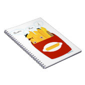 So sehr Pommes-Frites Notizblock (Rechte Seite)