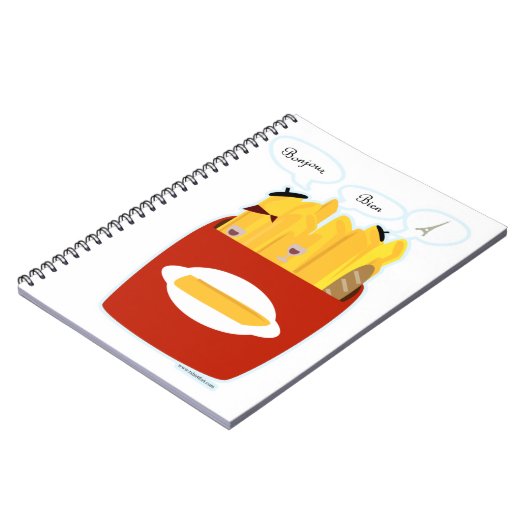 So sehr Pommes-Frites Notizblock (Linke Seite)