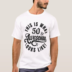 SO SIEHEN 50 AUS (SCHWARZ) T-Shirt