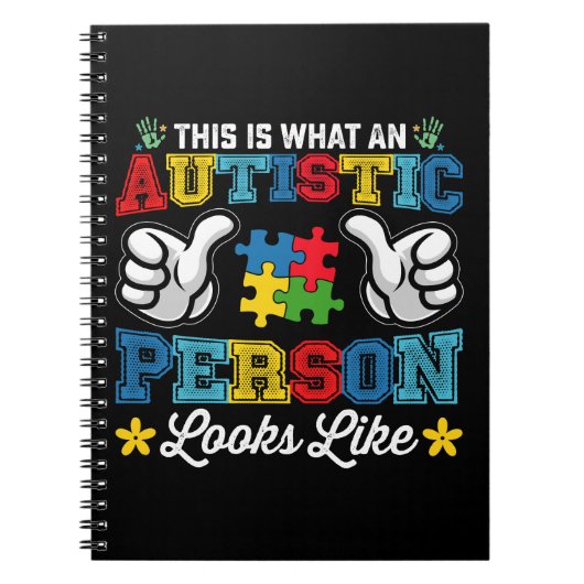 So sieht Autismus aus Notizblock (Vorderseite)