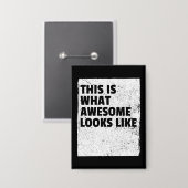 So sieht Awesome aus Button (Vorderseite/Rückseite)